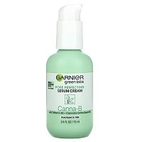 Garnier, Green Labs, крем-сыворотка для улучшения пор, канна B, с витамином B3 и маслом семян конопли, 72 мл (2,4 жидк. Унции)