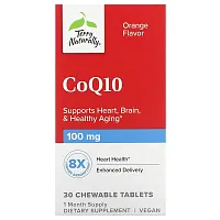 Terry Naturally, CoQ10, Orange, 100 mg, 30 Chewable Tablets