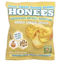 Honees, Honey Ginger Drops, 20 Pieces, 3.5 oz (100 g)