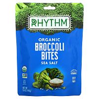 Rhythm Superfoods, Органическая брокколи, морская соль, 40 г (1,4 унции)