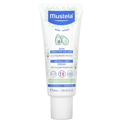 Mustela, Cradle Cap Cream, 1.35 fl oz (40 ml)