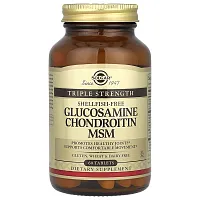 Solgar, Glucosamine Chondroitin MSM, Triple Strength, 60 Tablets