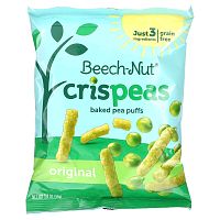 Beech-Nut, Crispeas, запеченный горох, для детей от 12 месяцев, оригинальный, 40 г (1,4 унции)