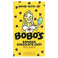 Bobo&#x27;s Oat Bars, Banana Chocolate Chip, 12 Bars, 3 oz (85 g) Each