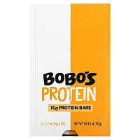 Bobo&#x27;s Oat Bars, Protein Bars, Peanut Butter Chocolate Chip , 12 Bars, 2.2 oz (61 g) Each