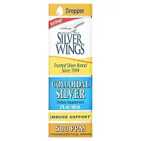 Natural Path Silver Wings, Colloidal Silver, 500 PPM, 2 fl oz (60 ml)