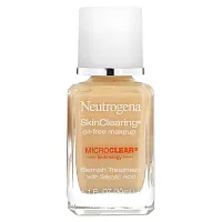 Neutrogena, SkinClearing, Oil-Free Makeup, Classic Ivory 10, 1 fl oz (30 ml)