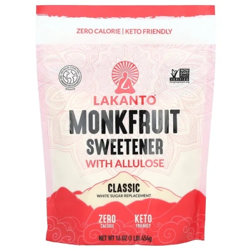 Lakanto, Monkfruit Sweetener with Allulose, Classic, 16 oz (454 g)