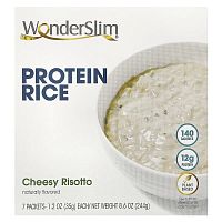 WonderSlim, Protein Rice, Cheesy Risotto, 7 Packets, 1.2 oz (35 g) Each