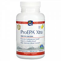 Nordic Naturals, ProEPA Xtra, лимон, 1000 мг, 120 мягких таблеток