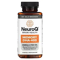 LifeSeasons, NeuroQ Brain Health, Memory DHA-400, 120 Softgels