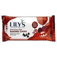 Lily&#x27;s Sweets, Baking Chips, Semi-Sweet Style, 9 oz (255 g)