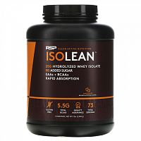 RSP Nutrition, IsoLean, гидролизованный изолят сывороточного протеина, EAA и BCAA, шоколад, 2268 г (5 фунтов)