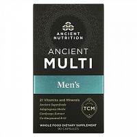 Dr. Axe / Ancient Nutrition, Ancient Multi, для мужчин, 90 капсул