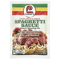 Lawry&#x27;s, Extra Rich &amp; Thick Spaghetti Sauce, Spices &amp; Seasonings Mix, 1.42 oz (40 g)