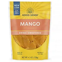 Good Sense, Mango, Dried &amp; Sweetened, 4.5 oz (128 g)