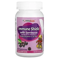 YumV&#x27;s, Immune Shield with Sambucus, Berry, 60 Gummies