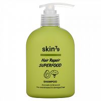 Skin79, Hair Repair Superfood, шампунь для чрезмерного стресса и поврежденных волос, авокадо и брокколи, 230 мл (7,77 жидк. Унции)