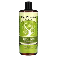 Dr. Woods, Tea Tree Castle Soap with Fair Trade Shea Butter, 32 fl oz (946 ml)