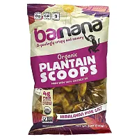 Barnana, Organic Plantain Scoops, Himalayan Pink Salt, 5 oz (140 g)