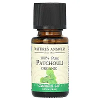 Nature&#x27;s Answer, 100% Pure Organic Essential Oil, Patchouli, 0.5 fl oz (15 ml)