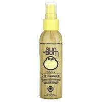 Sun Bum, Revitalizing 3 In 1 Leave In, All Hair Types, 4 fl oz (118 ml)