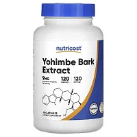 Nutricost, Yohimbe Bark Extract, 9 mg, 120 Capsules