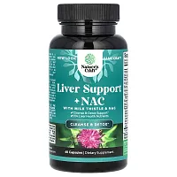 Nature&#x27;s Craft, Liver Support + NAC with Milk Thistle, 60 Capsules