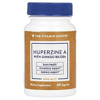 The Vitamin Shoppe, Huperzine A With Ginkgo Biloba, 60 Capsules