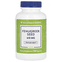 The Vitamin Shoppe, Fenugreek Seed, 610 mg, 100 Capsules