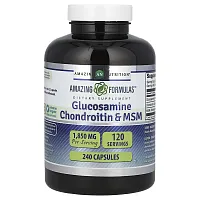 Amazing Nutrition, Glucosamine Chondroitin &amp; MSM, 1,850 mg , 240 Capsules (925 mg per Capsule)