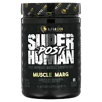 ALPHA LION, SuperHuman Post, Muscle Marg, Lemon-Lime Margarita, 11.37 oz (322.5 g)