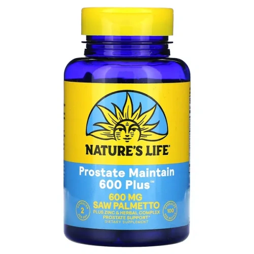 Nature&#x27;s Life, Prostate Maintain 600 Plus, 100 Capsules