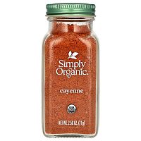 Simply Organic, Cayenne, 2.5 oz (71 g)