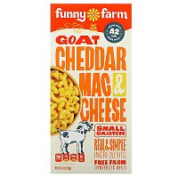 Funny Farm, Goat Cheddar Mac &amp; Cheese, 6 oz (170 g)