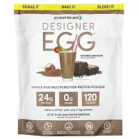 Designer Wellness, Designer Egg, Whole Egg Multifunction Protein Powder, Dutch Chocolate, 12.4 oz (352 g)