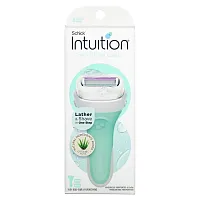 Schick, Intuition, Sensitive Care, «Алоэ и витамин E», 1 бритвенный станок, 2 кассеты