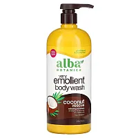 Alba Botanica, Very Emollient Body Wash, Coconut Rescue, 32 fl oz (946 ml)