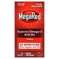 Schiff, MegaRed, Superior Omega-3 Krill Oil, 350 mg, 130 Softgels