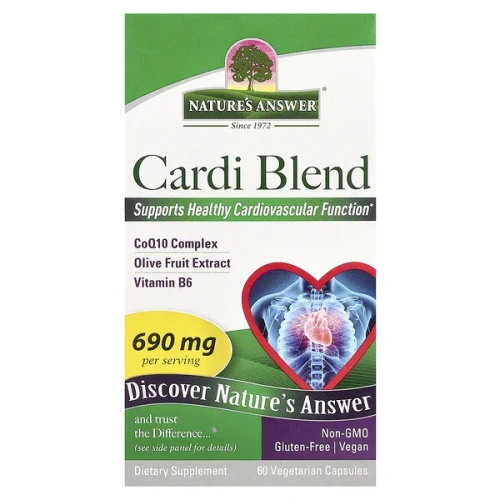 Nature&#x27;s Answer, Cardi Blend, 60 Vegetarian Capsules