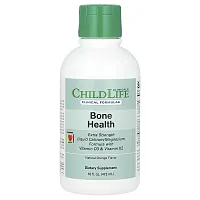 ChildLife Clinicals, Liquid Calcium/Magnesium Formula with Vitamin D3 &amp; Vitamin K2, Extra Strength, Natural Orange, 16 fl oz (473 ml)