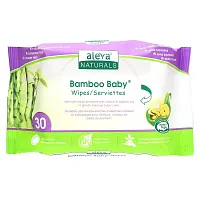 Aleva Naturals, Bamboo Baby Wipes, 30 Wipes