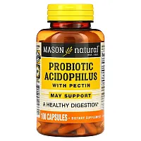 Mason Natural, Probiotic Acidophilus with Pectin, 100 Capsules