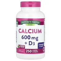 Nature&#x27;s Truth, Calcium + D3, 250 Coated Caplets