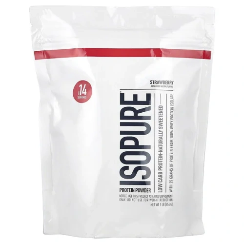 Isopure, Low Carb Protein Powder, Strawberry, 1 lb (454 g)