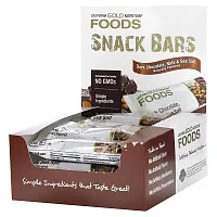 California Gold Nutrition, Foods, Dark Chocolate, Nuts, &amp; Sea Salt Snack Bars, 12 Bars, 1.4 oz (40 g) Each