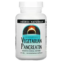 Source Naturals, Vegetarian Pancreatin, 475 mg, 120 Vegetarian Capsules