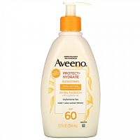 Aveeno, Protect + Hydrate, Sunscreen, SPF 60, 12 fl oz (354 ml)