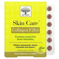 New Nordic, Skin Care, Collagen Filler, 60 Tablets