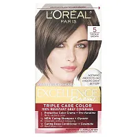 L&#x27;Oréal, Excellence Creme,  Triple Care Color, 5 Medium Brown, 1 Application